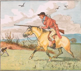 Papa est parti à la chasse